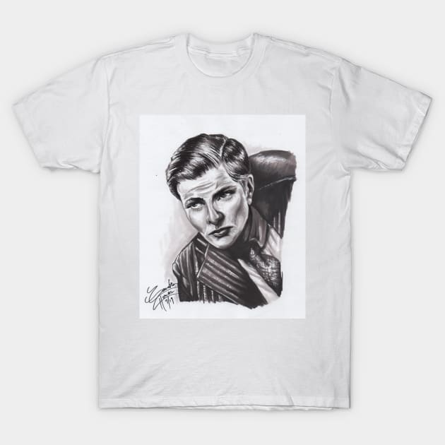 Katherine Hepburn T-Shirt by xandra-homes